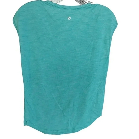 Lululemon Sweat Times Short Sleeve Heathered Eucalyptus - Picture 6 of 6